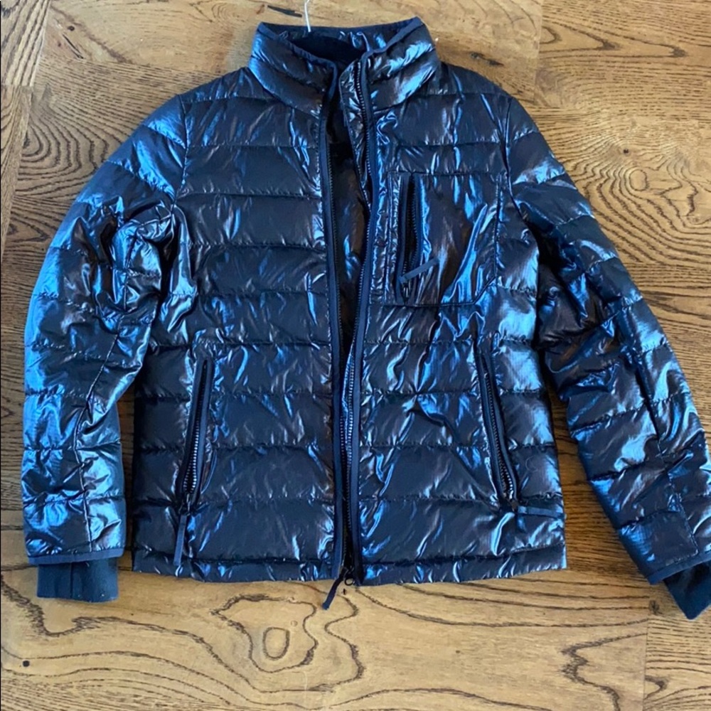 Jcrew puffy black jacket xs